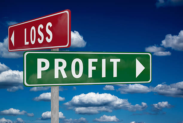 istock Profit and Loss road signs. 175589612