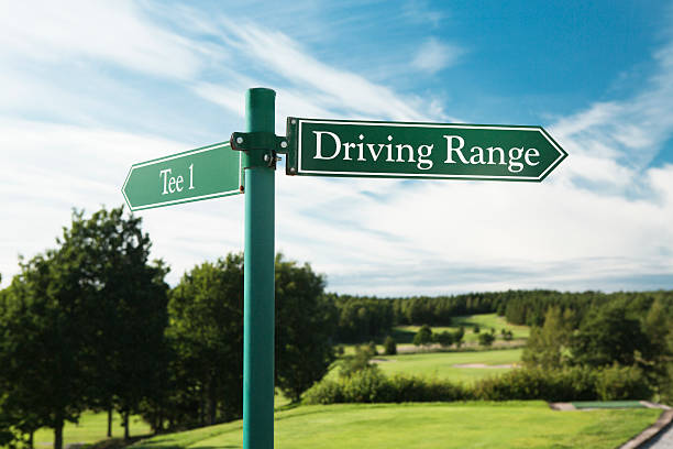 Golf Sign stock photo