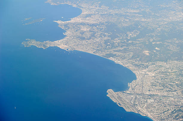 istock cote d'azure seen from the air 175590289