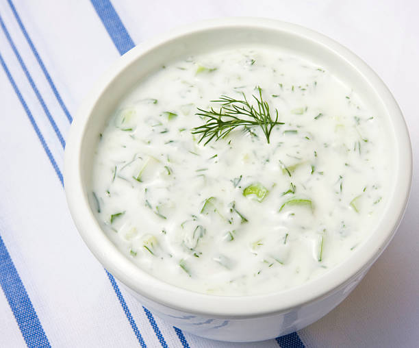 Tzatziki Sauce Tzatziki Sauce tzatziki stock pictures, royalty-free photos & images