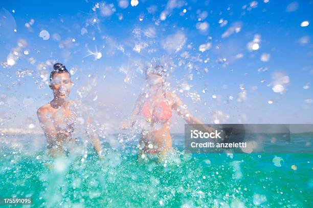 Having Fun At The Riviera Romagnola Stock Photo - Download Image Now - Adult, Adults Only, Beach