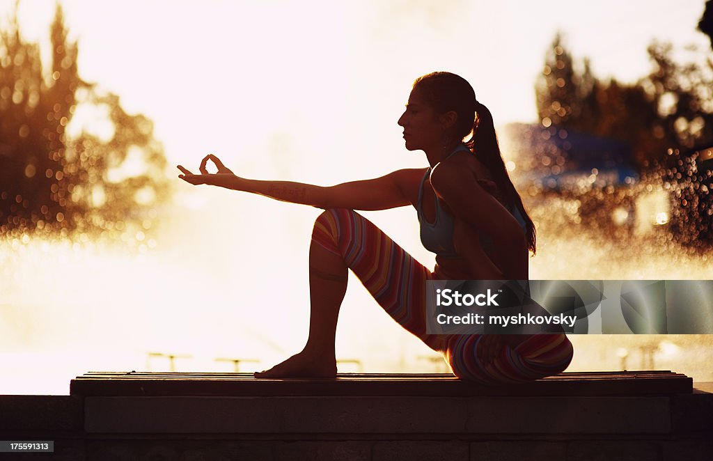 Yoga (Mrigasana) - Royalty-free Adulto Foto de stock