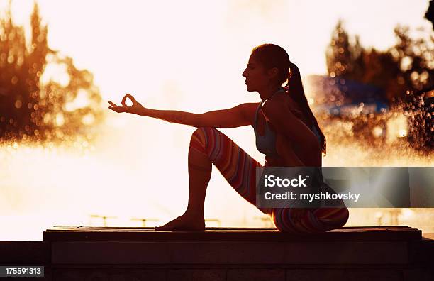 Yoga - Fotografias de stock e mais imagens de Adulto - Adulto, Aeróbica, Ao Ar Livre