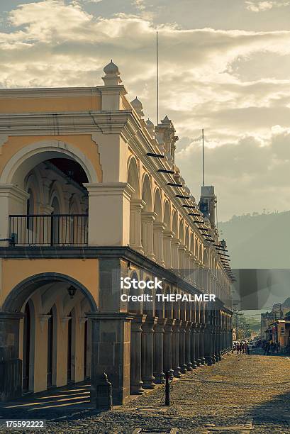 Palace In Antigua Guatemala Stock Photo - Download Image Now - Antigua - Western Guatemala, Arch - Architectural Feature, Architecture