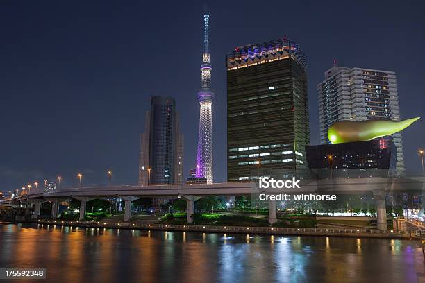 Tokyo Skyline Bei Nacht Stockfoto und mehr Bilder von Tokyo Sky Tree - Tokyo Sky Tree, Nacht, Architektur