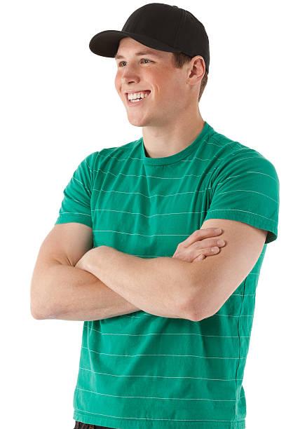istock Attractive smiling man standing with arms crossed 175592632