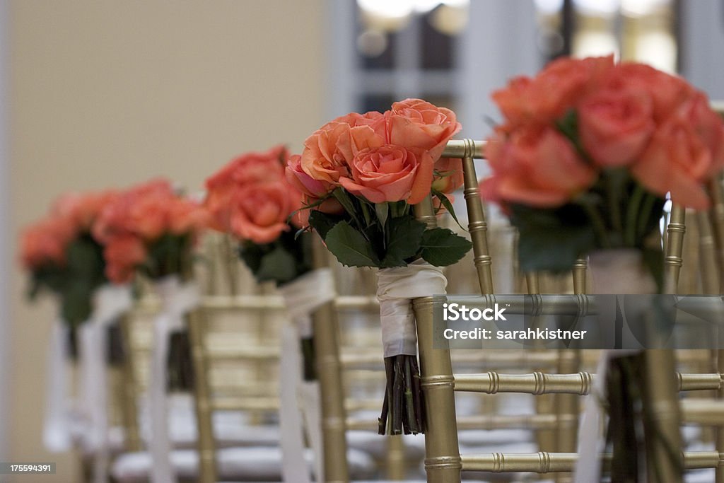 Corredor rosas - Foto de stock de Casamento royalty-free