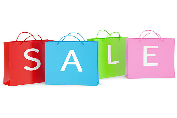 istock Shopping bags with clipping path 175594456