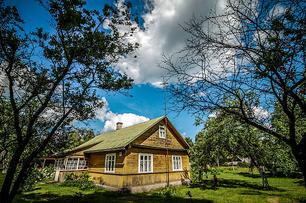 istock Traditional Lithuanian farmstead 175594461