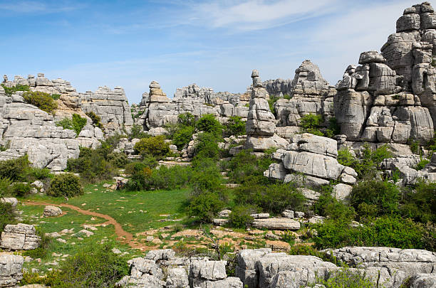 istock Spring view of El Torcal nature reserve 175594682