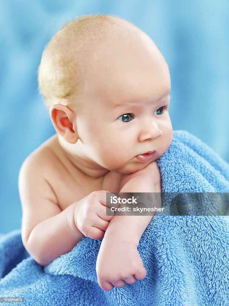 Beautiful Baby Boy After Bath Stock Photo - Download Image Now - 0 ...