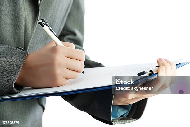 Businessperson Signing A Contract Stock Photo - Download Image Now - Adult, Adults Only, Agreement