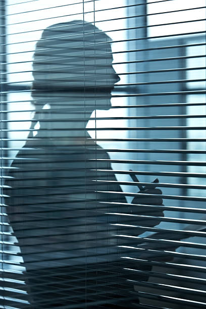 istock Woman behind the door 175596074