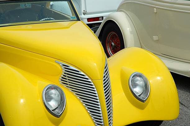 istock Banana Yellow Classic Street Rod 175597086