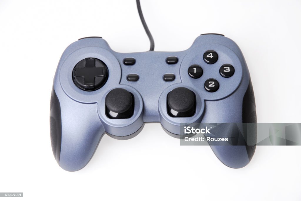 Control Pad Video game controller on white background Brand Name Video Game Stock Photo