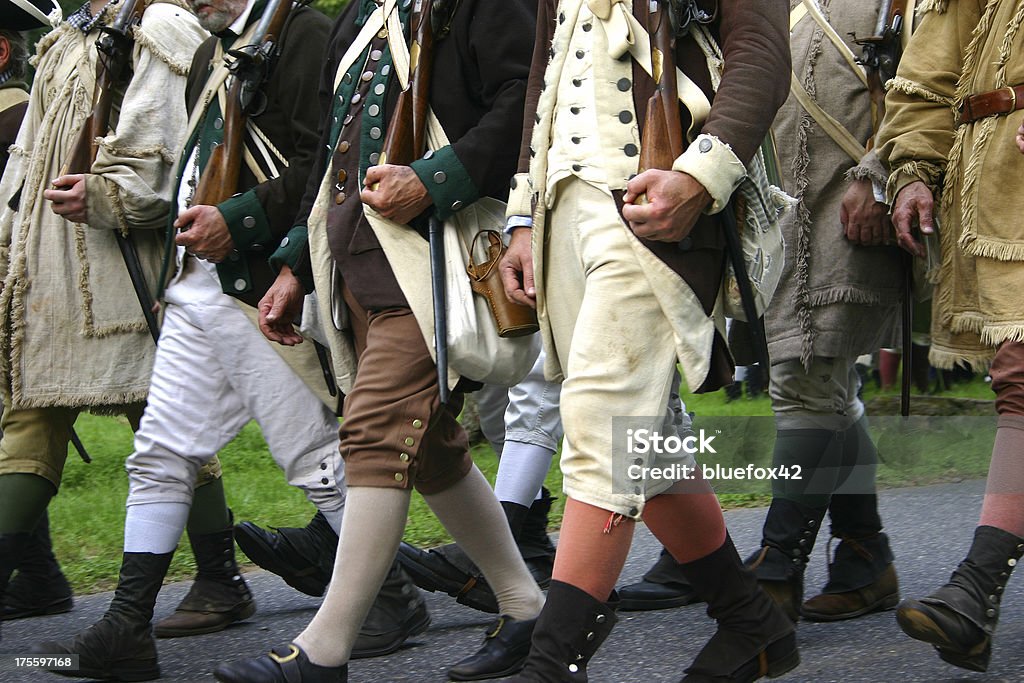 Amerikanische Soldaten - Lizenzfrei Kolonialstil Stock-Foto