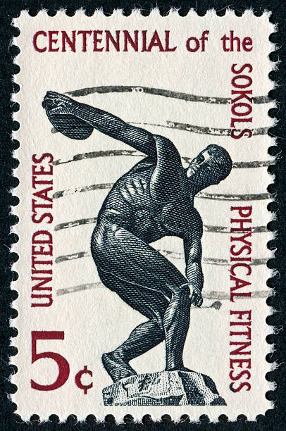 istock Sokols Physical Fitness Stamp 175597193