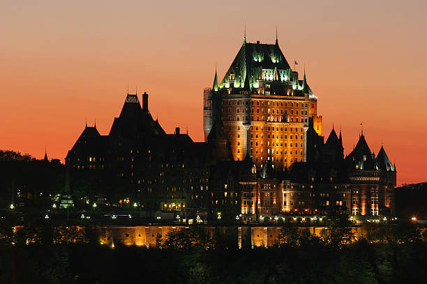 istock Chateau Frontenac in Old Quebec City at Sunset 175597248
