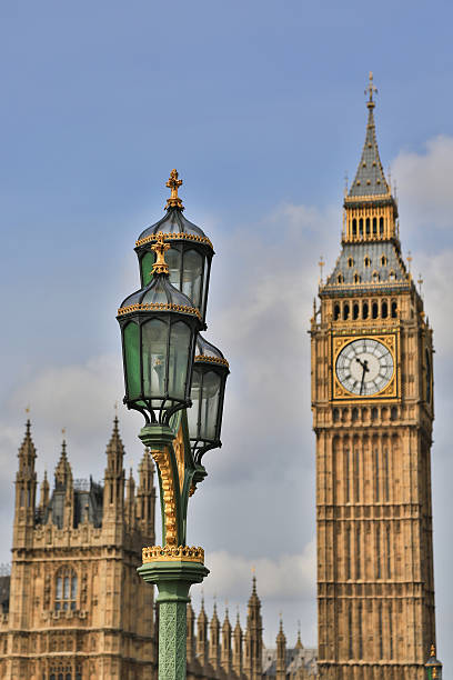 l'abbaye de westminster et big ben, londres, royaume-uni - big ben london england hdr houses of parliament london photos et images de collection