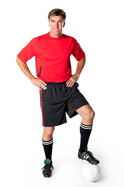 istock Soccer Coach Player With Ball 175598755