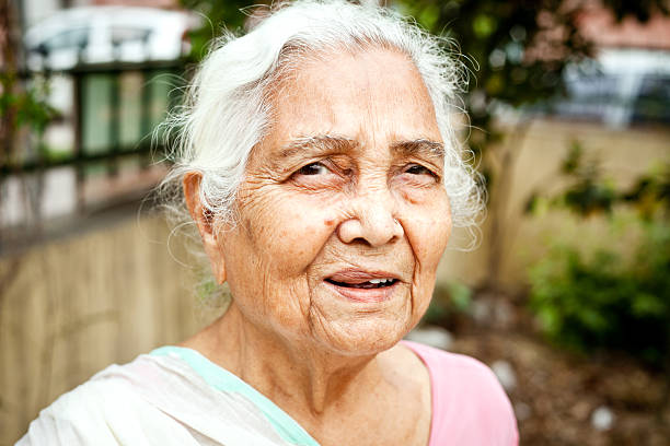 istock One cheerful senior Indian woman 175599021