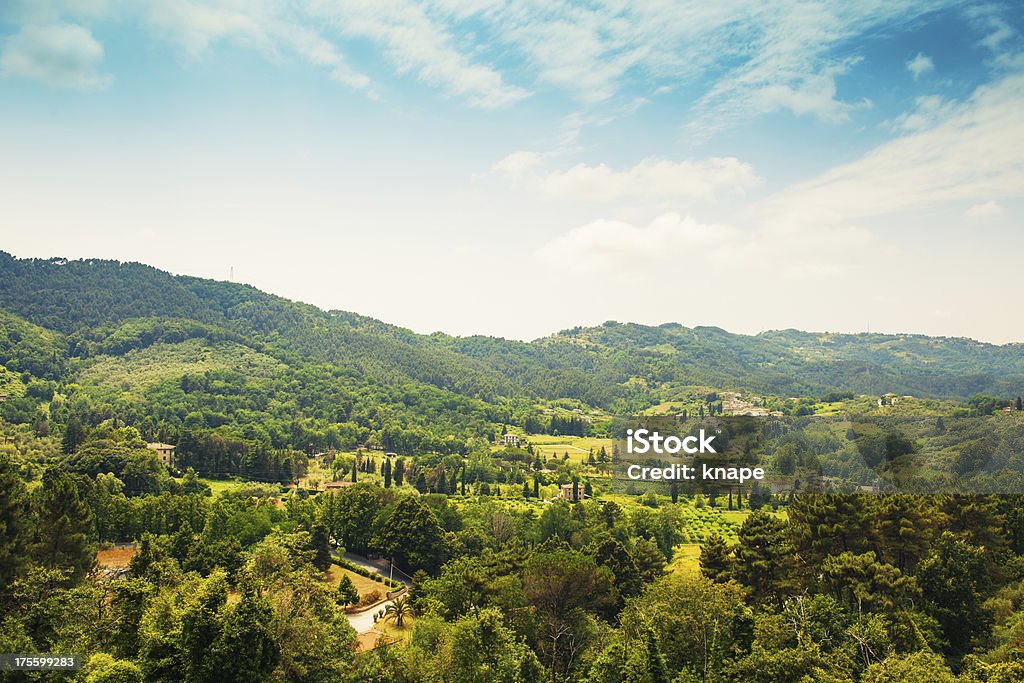 Scenics from Pietrasanta Italy Aerial View Stock Photo