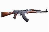 the ak 47 rifle that was made in the ussr and is still in production