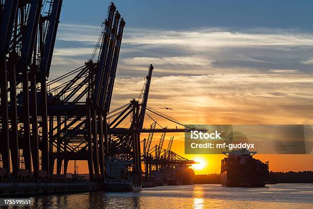 Terminal Ładunków Portu Hamburg - zdjęcia stockowe i więcej obrazów Globalizacja - Globalizacja, Port, Port handlowy