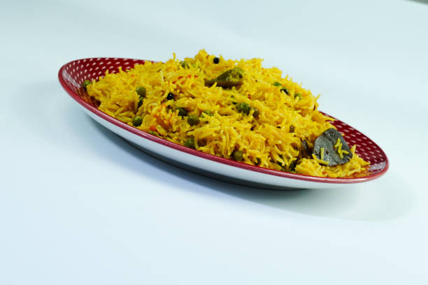 istock Pulao With Peas or Matar Rice and Vegetables Matar Pulao with raita 1756000584