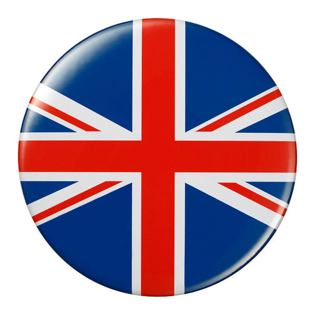 ilustrações, clipart, desenhos animados e ícones de emblema, bandeira britânica - flag britain