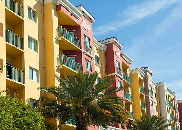 istock Colorful Apartment Building in Florida 175600122