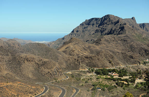 istock Barranco de Fataga panorama  of central mountains Gran Canaria (Spain) 175600209