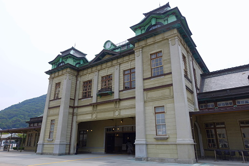 Kitakyusyu,Japan,June 18,2023:Mojiko Station retains strong traces of the Taisho era