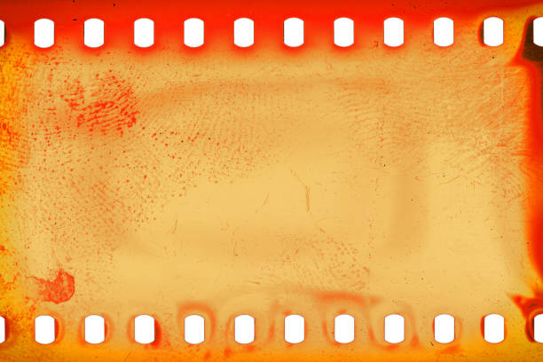 istock Dusty and grungy 35mm film texture or surface 1756013463