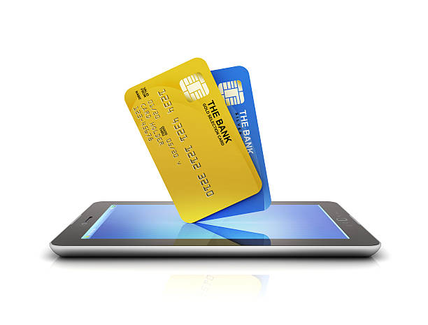 Bank Cards purchase on tablet