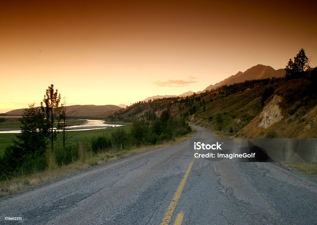 El camino panorámico en Backroad - Foto de stock de Canadá libre de derechos