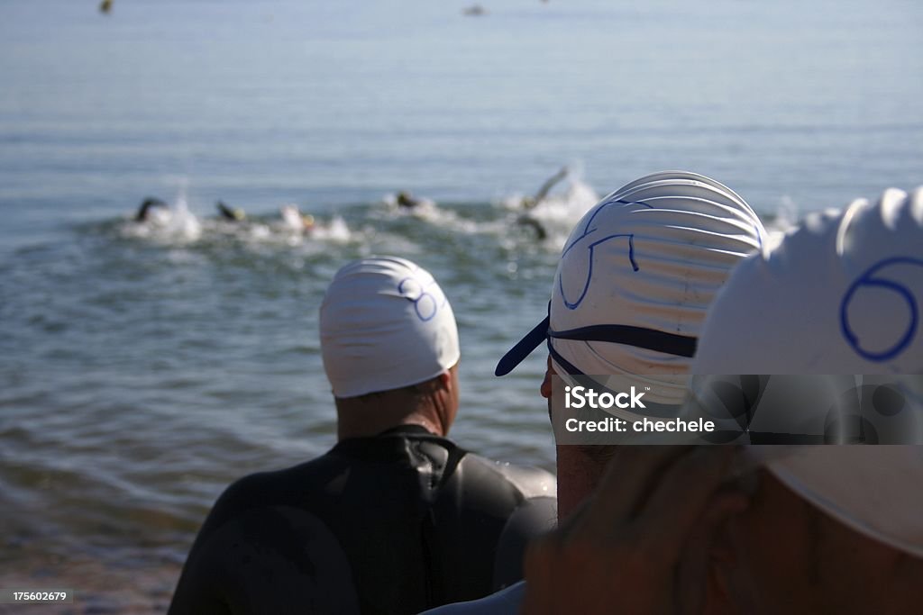 In attesa della concorrenza - Foto stock royalty-free di Triathlon