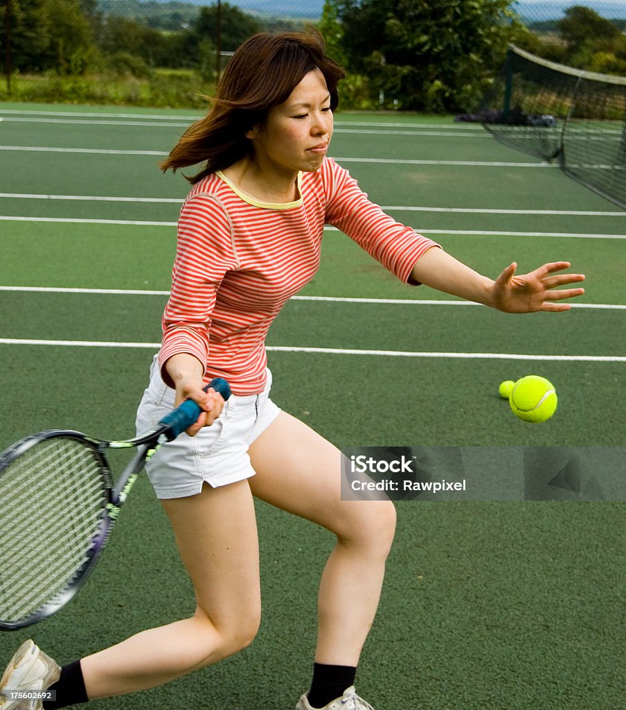 Tennis Player - Lizenzfrei Japanischer Abstammung Stock-Foto