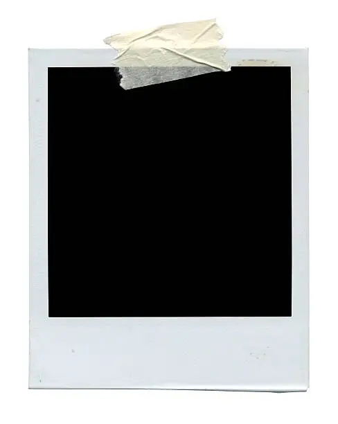 Photo of Blank photo on white