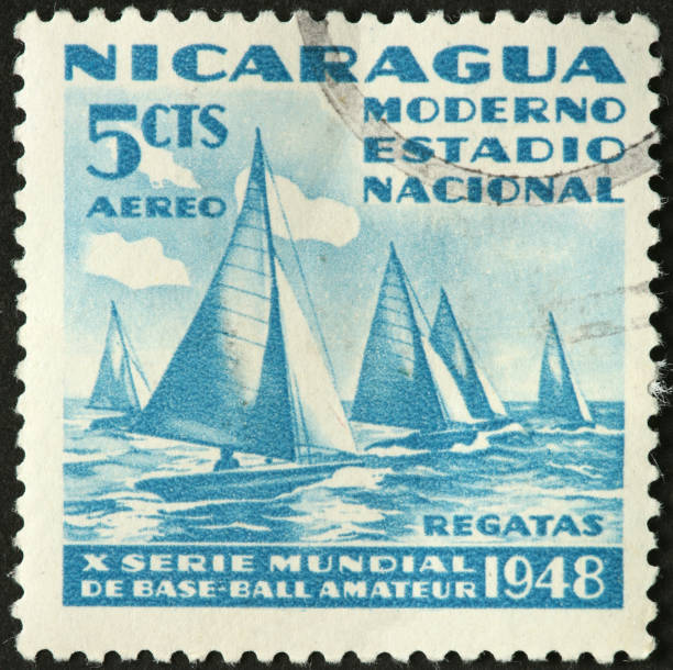 istock sailboat regatta, Nicaragua postage stamp 175603114