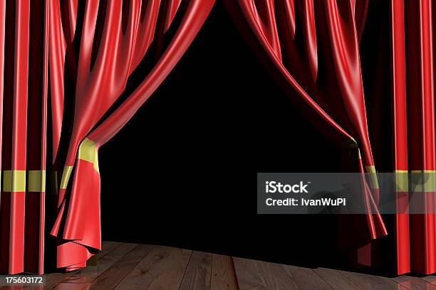 Curtain Stock Photo - Download Image Now - Stage - Performance Space, Fairy Tale, Stage Theater