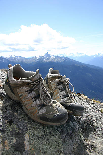 Zapatos de senderismo - foto de stock