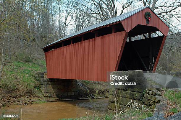 Covered Bridge Stock Photo - Download Image Now - West Virginia - US State, Covered Bridge, Springtime