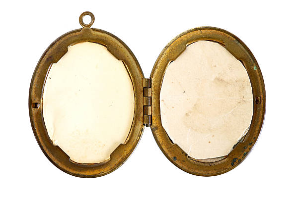 Antique Love Locket Antique locket you add the pictures to each side. Copy paste and choose you favorite merge mode with texture/stainted/aged paper already in place. locket photos stock pictures, royalty-free photos & images