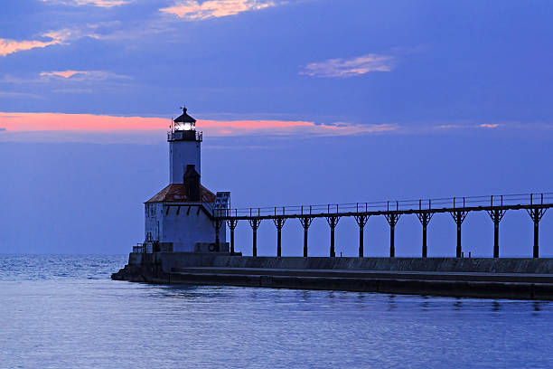 istock Michigan City Sundown 175604546
