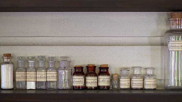 istock Old Historical Medicine Bottles 175606142
