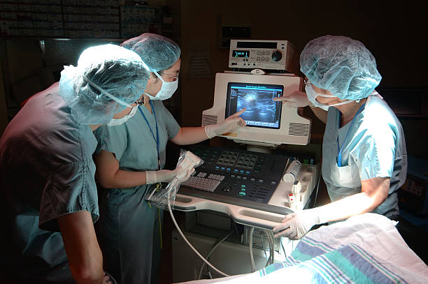 Ultrasound in Surgery stock photo