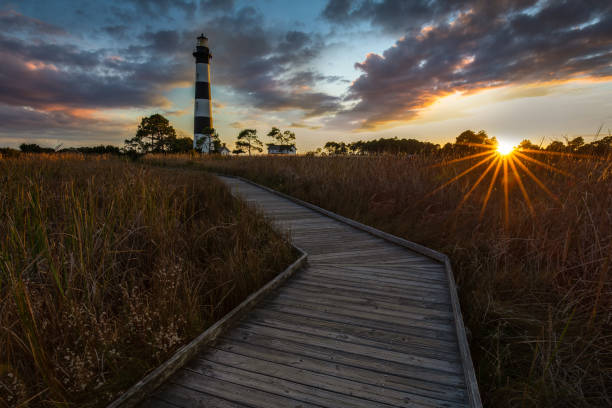 istock Lighthouse - Bodie Island Lighthouse, Outerbanks, North Carolina 1756090472