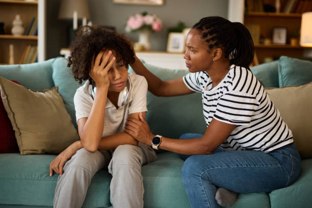istock Mother and son- teenage problems at home 1756121387