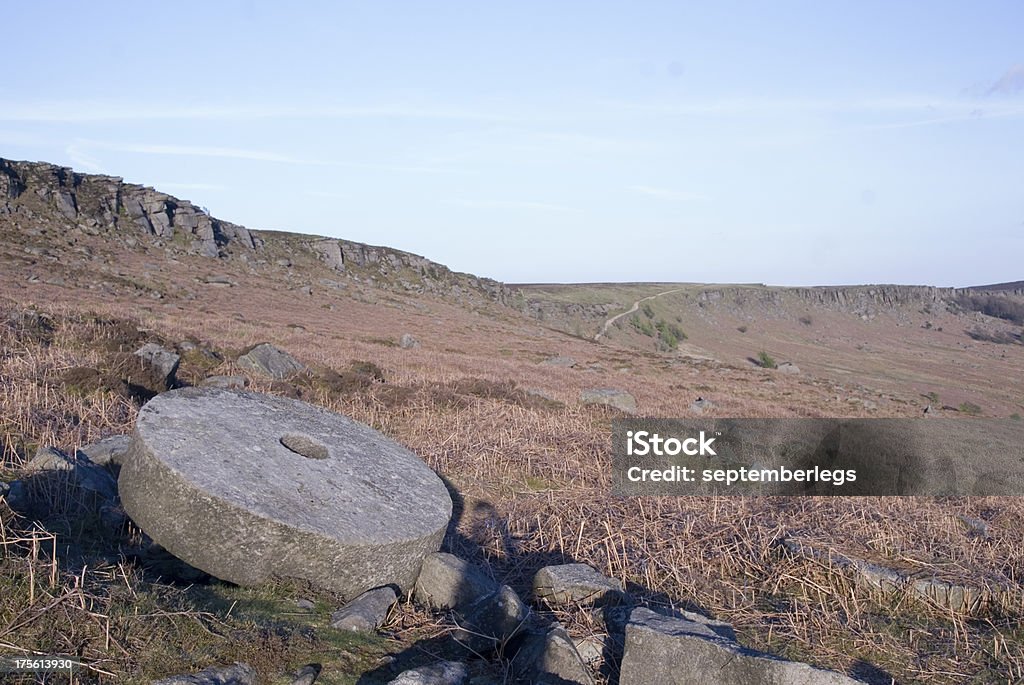 Meule de Stanage Edge, Peak District, Royaume-Uni - Photo de 2012 libre de droits